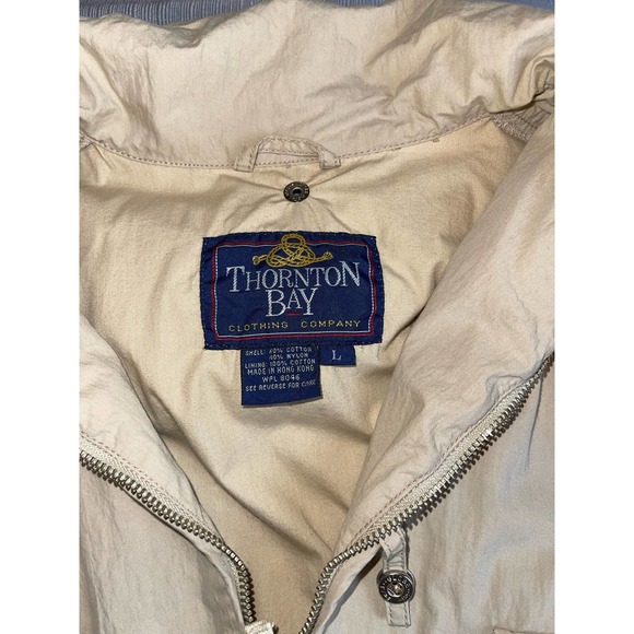 Thornton Bay Canvas Field Jacket Mens Large Vintage 80s USA - Picture 3 of 9